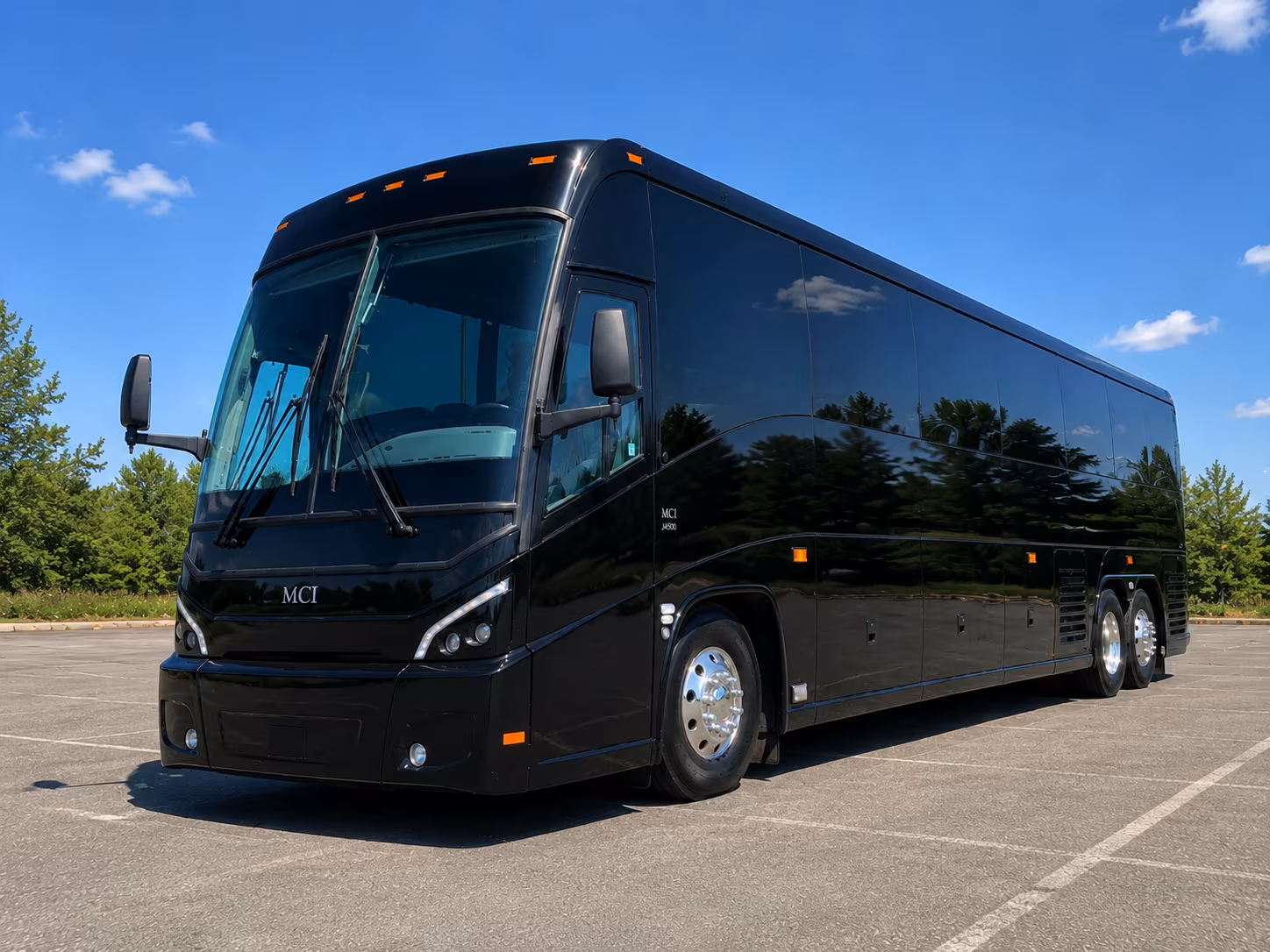norman charter bus services exterior