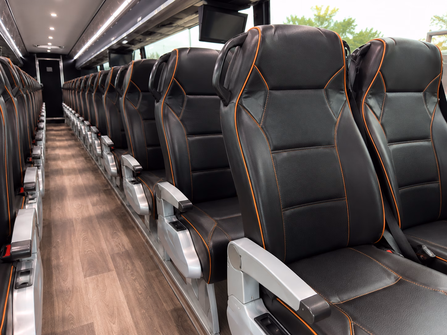 norman construction and film crew shuttle buses